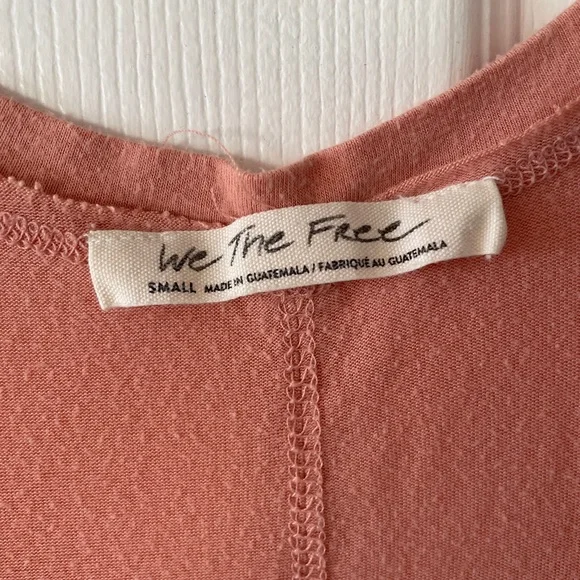 Free People We The Free Coral Plunge Tank Top Size Small - Picture 4 of 4